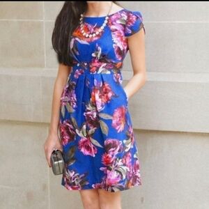 Moulinette Soeurs for Anthropologie Floral Dress Size 4